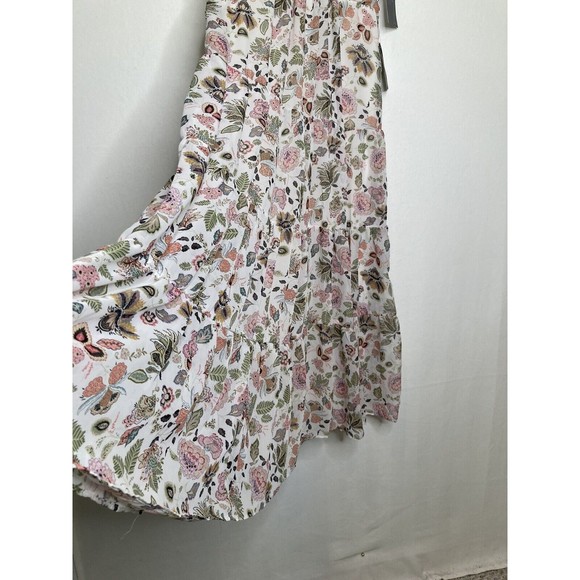 Gabby Skye Women's Sleeveless V-Neck Floral Print Knot Front Dress Size 12 NWT - Picture 12 of 13